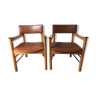 Pair of armchairs 50s / 60s