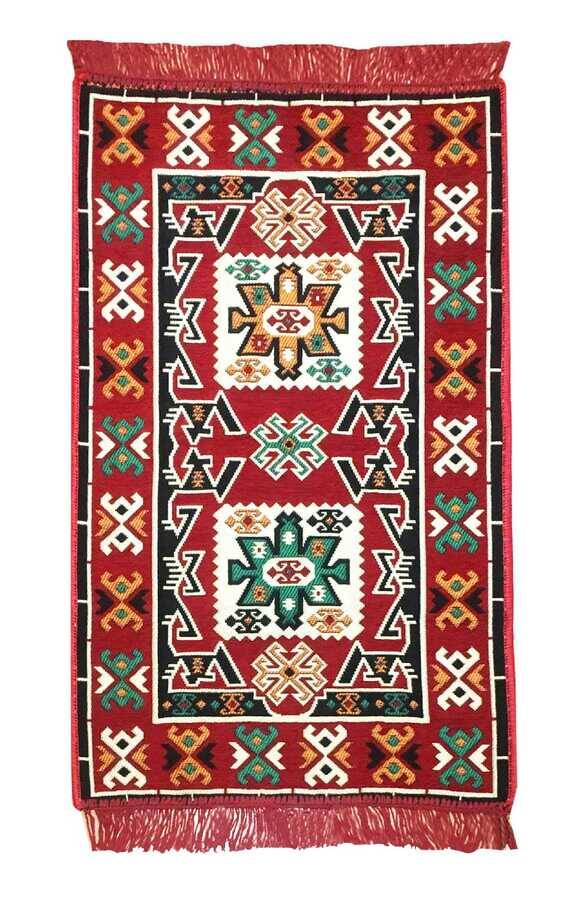 Oriental Anatolian Rug, Red Anatolian Rug 70x190cm