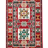 Oriental Anatolian Rug, Red Anatolian Rug 70x190cm