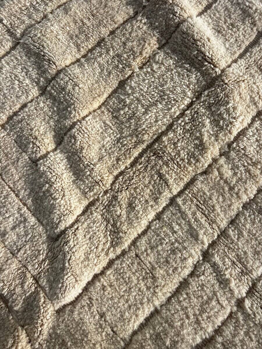 Large modern Berber-style rug in wool