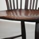 Antique English Windsor chair from the 18th century with spindled backrest