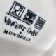 Carafe ou Vase Vincent Darré X Monoprix en céramique blanche et doré