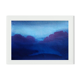 Blue landscape in ink Between dog and wolf 10