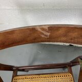 Lot folding chairs in canning