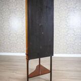 Late-19th Century English Corner Cabinet in Brown, 1890s