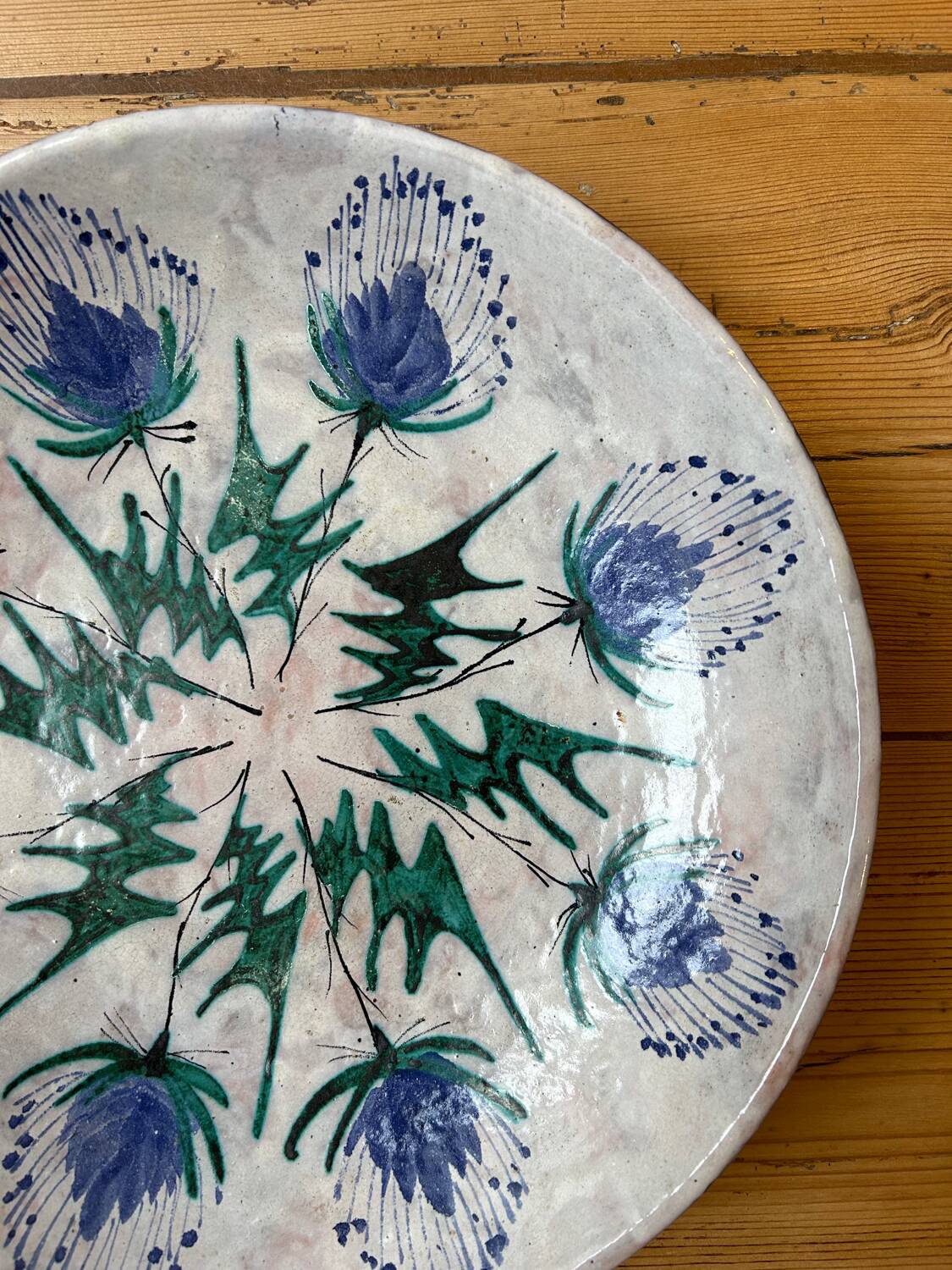 Presentation platter signed "Le Brescou"