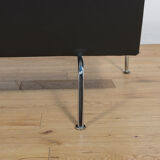 Swedish Leather Sofa and Armchair by Gunilla Allard for Lammhults, 1990s, Set of 2