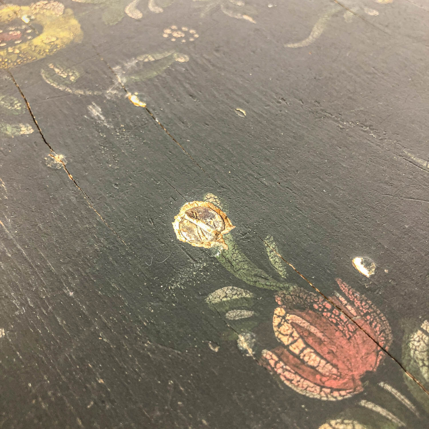 Dutch antique Hindeloopen table 18th century