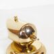 1970s wall lamp in brass and Murano glass by Kaiser Leuchten