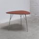 Triangular 'VL1312' side table in teak by Vermund Larsen, 1959