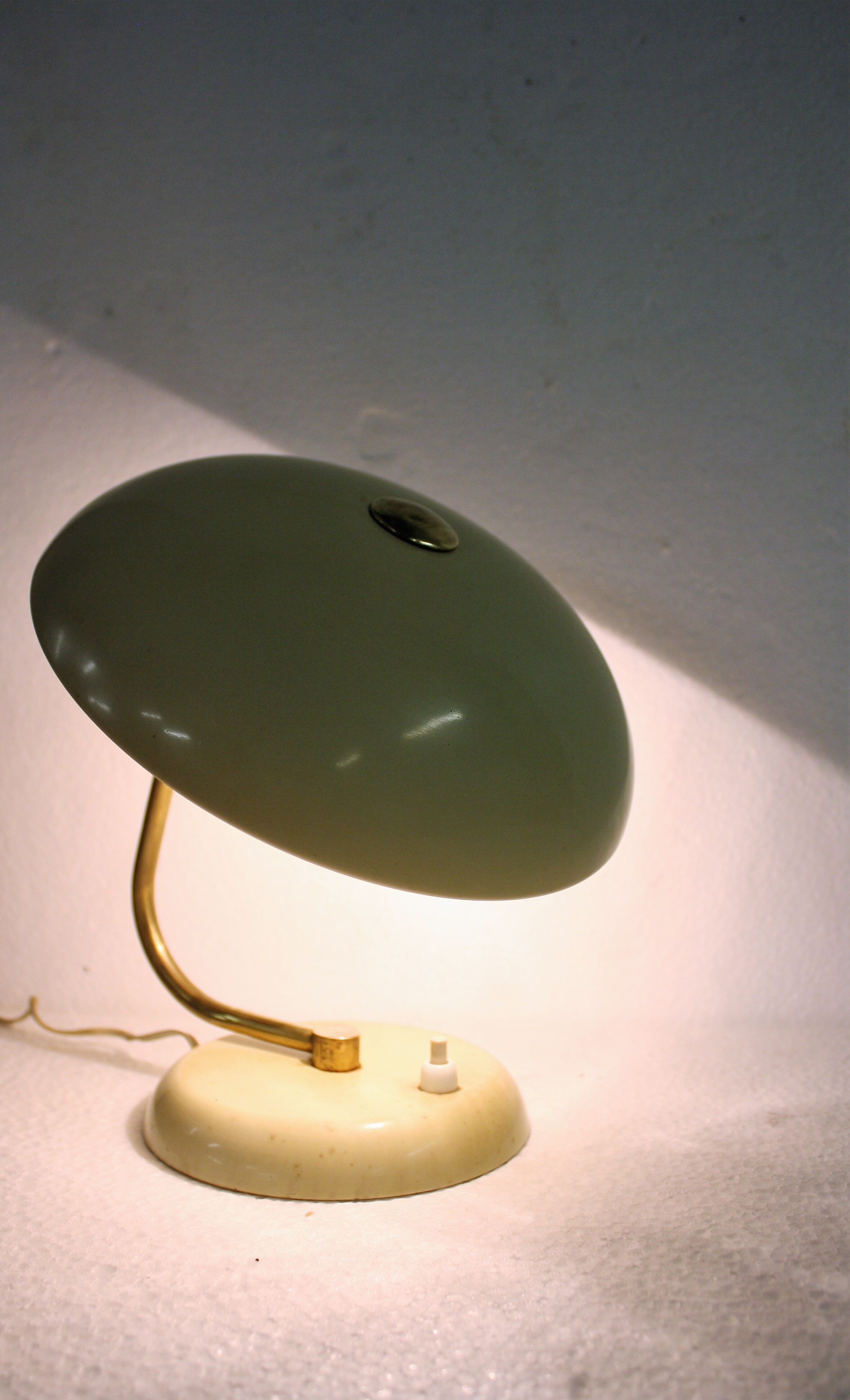 Vintage bauhaus desk lamp, 1950 s