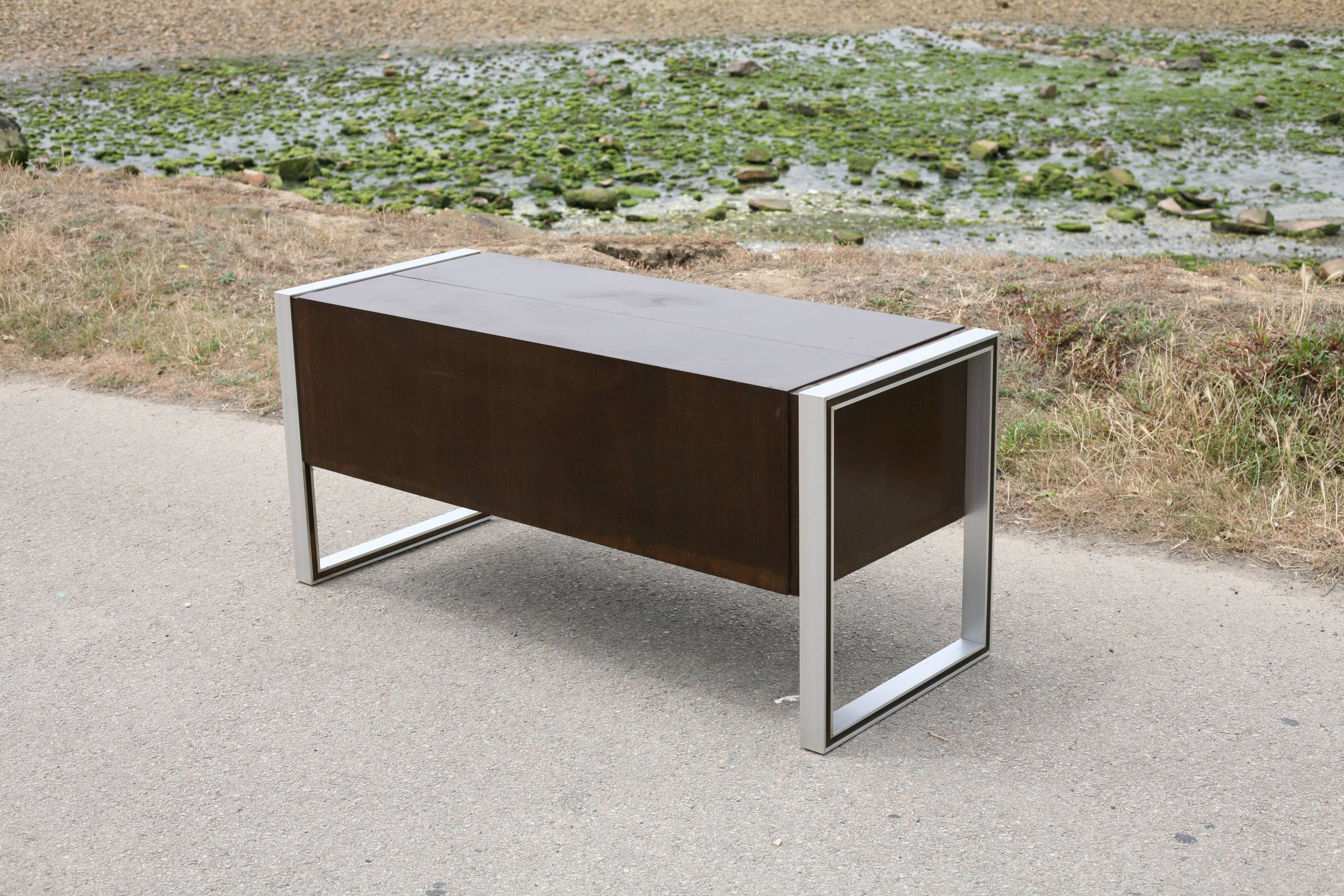 Claude Gaillard secretary sideboard, 1970s