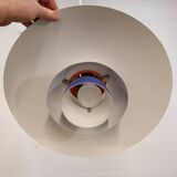 Blue Louis Poulsen PH 4/3 Pendant Lamp: 1970s Scandinavian Design