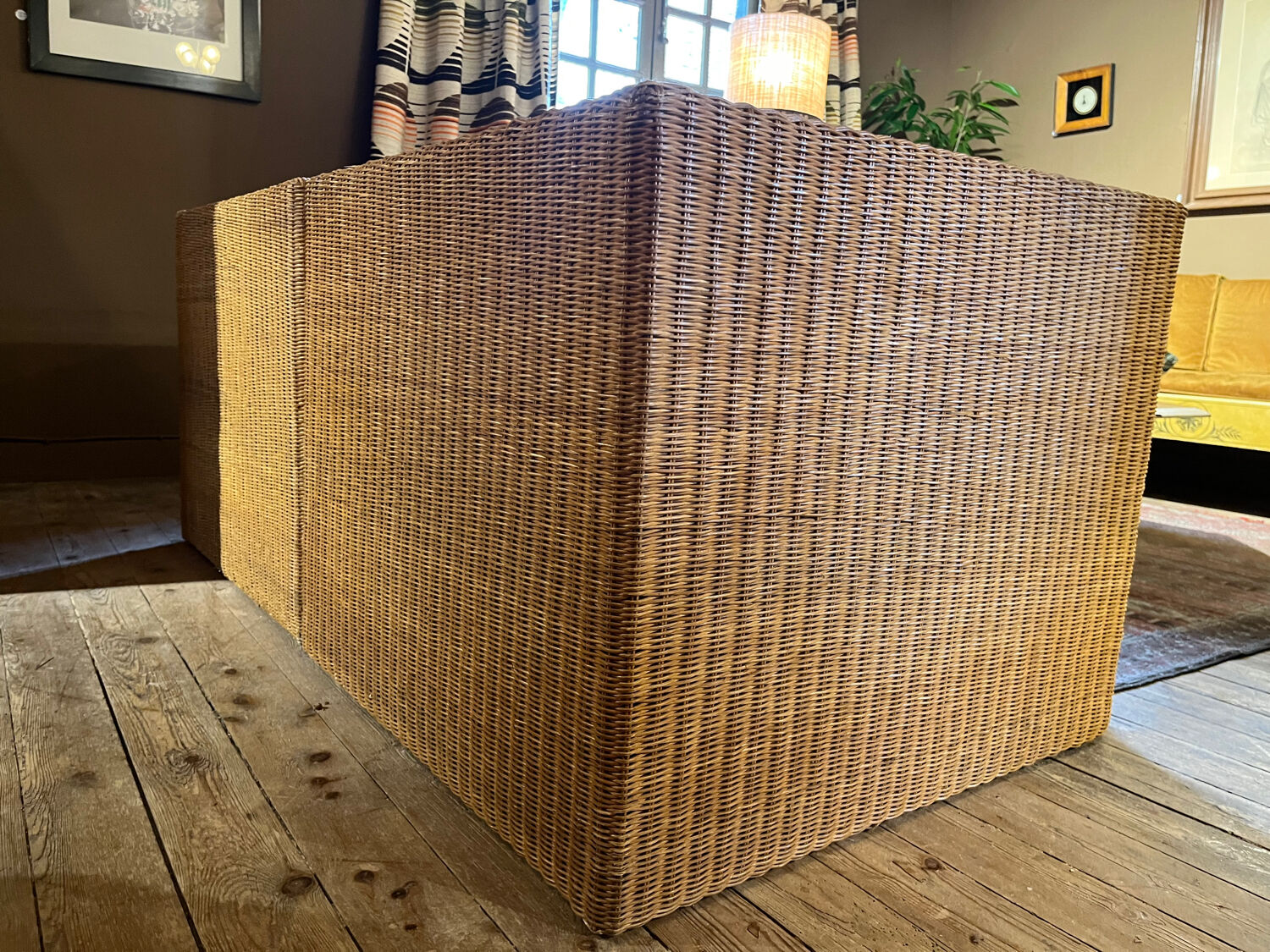 Banquette en osier