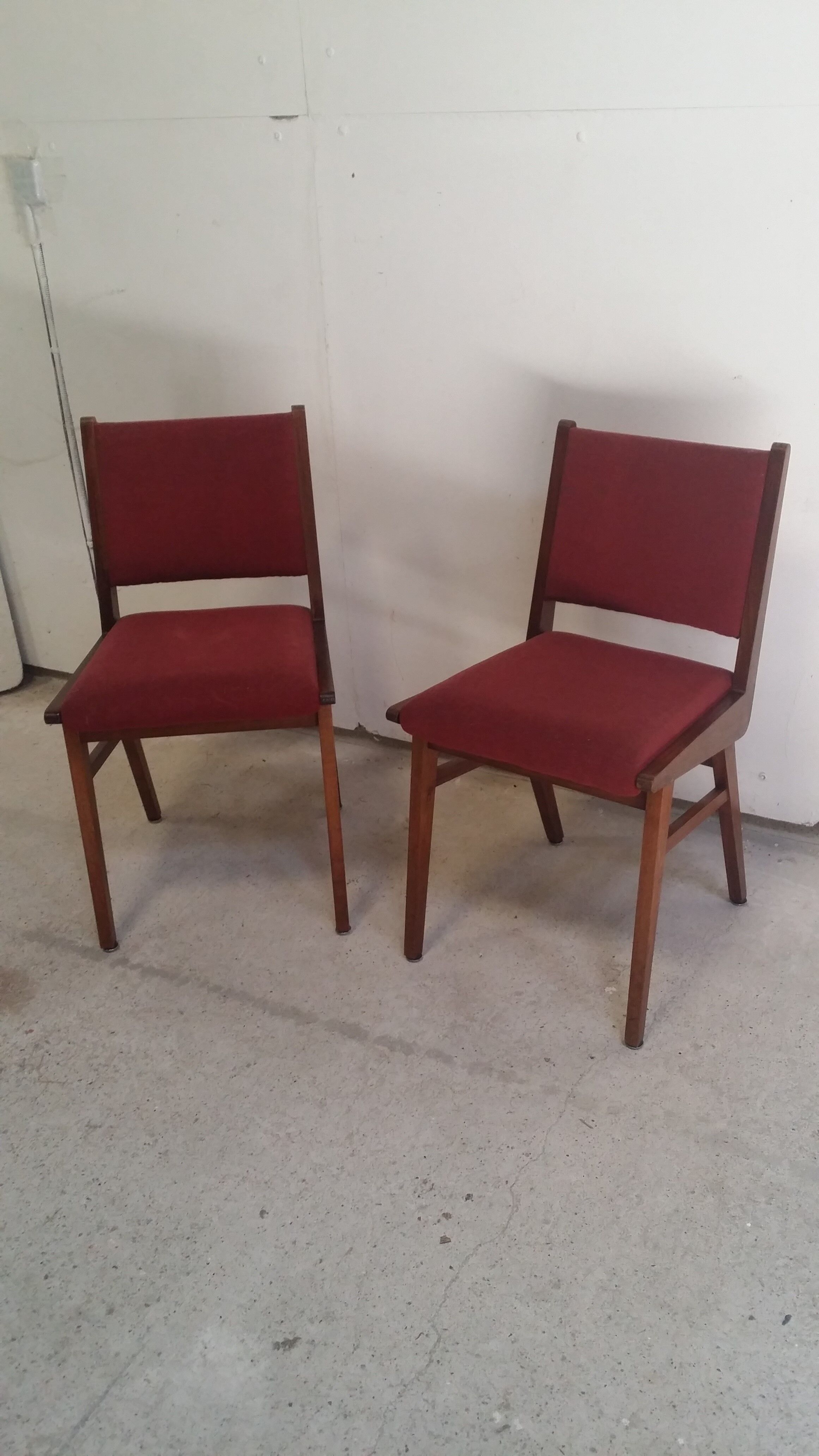 Pair of vintage chairs year 50