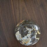 Empty handmade marbled pocket