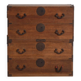Antique Japanese tansu with multiple drawers – Meiji/Taishō period (c.1868-1926) #16