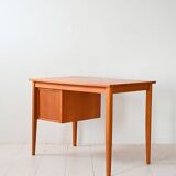 Scandinavian teak desk with three drawers, 1950s/60s