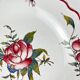Set of 2 hand-painted ceramic dishes with flower pattern