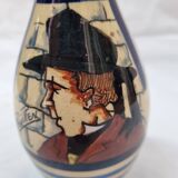 P.Fouillen vase, Henriot Quimper ceramic 1920