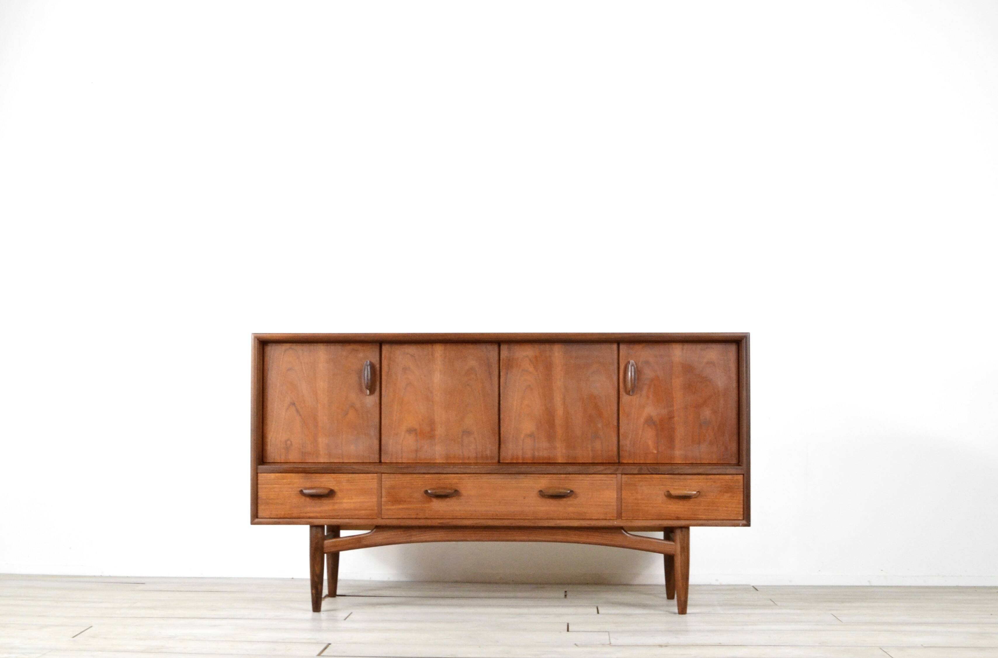 Midcentury G Plan Sideboard In Afromosia And Teak. Vintage Modern / Danish