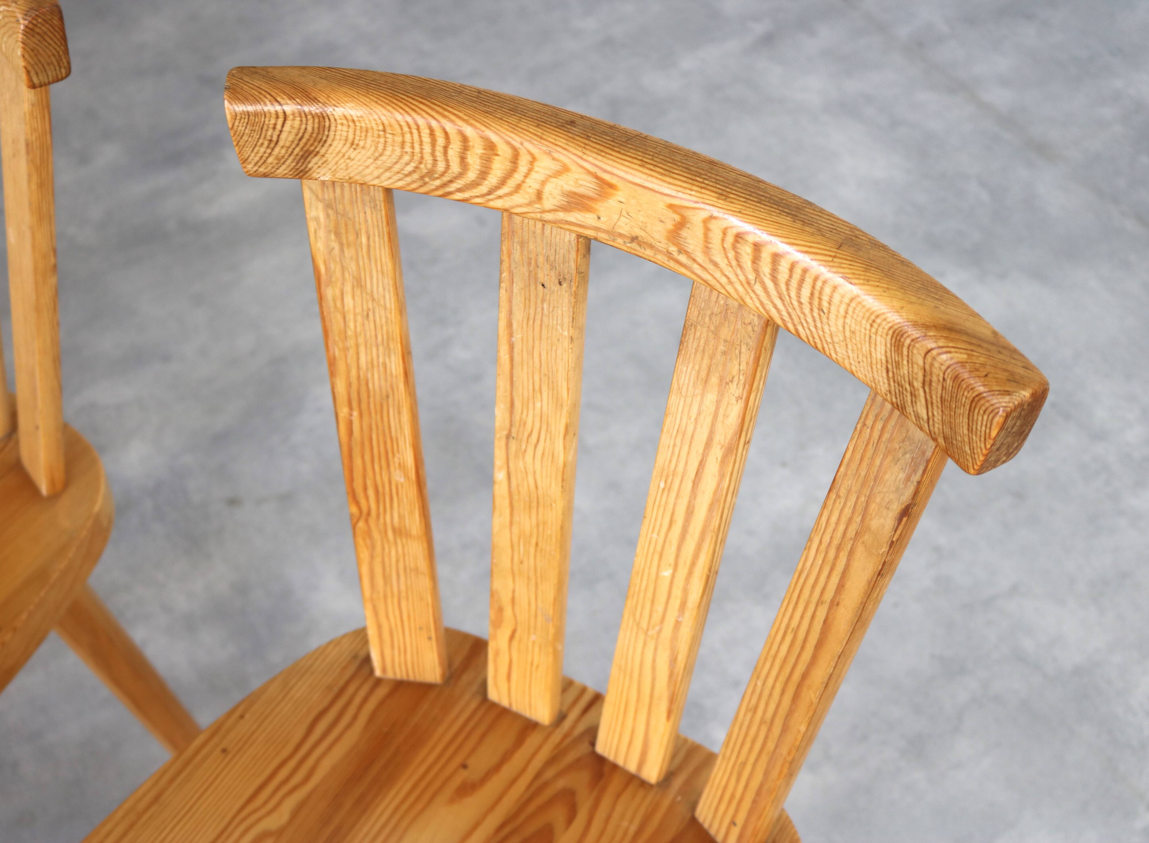 chaises vintage | chaises de salle à manger | pin | Suède
