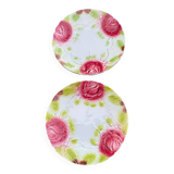 Set of 2 early 19th century earthenware plates