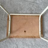 Small children's table in formica orange