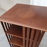 Revolving library of ancient notary 1920 oak