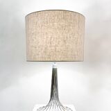 Pair of Space Age table lamps in Chrome, 1970s