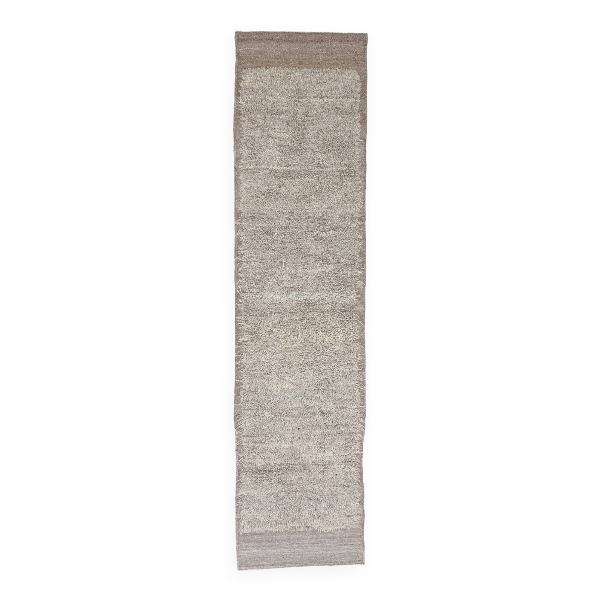 3x12 Pastel Brown Oushak Runner Rug, 84x350Cm
