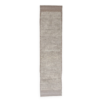 3x12 Pastel Brown Oushak Runner Rug, 84x350Cm