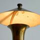 Art Deco table lamp in patinated brass from the 1940s.