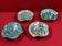 Vintage Vallauris trinket tray, possibly Borty - set of 4 - approximately 13 cm