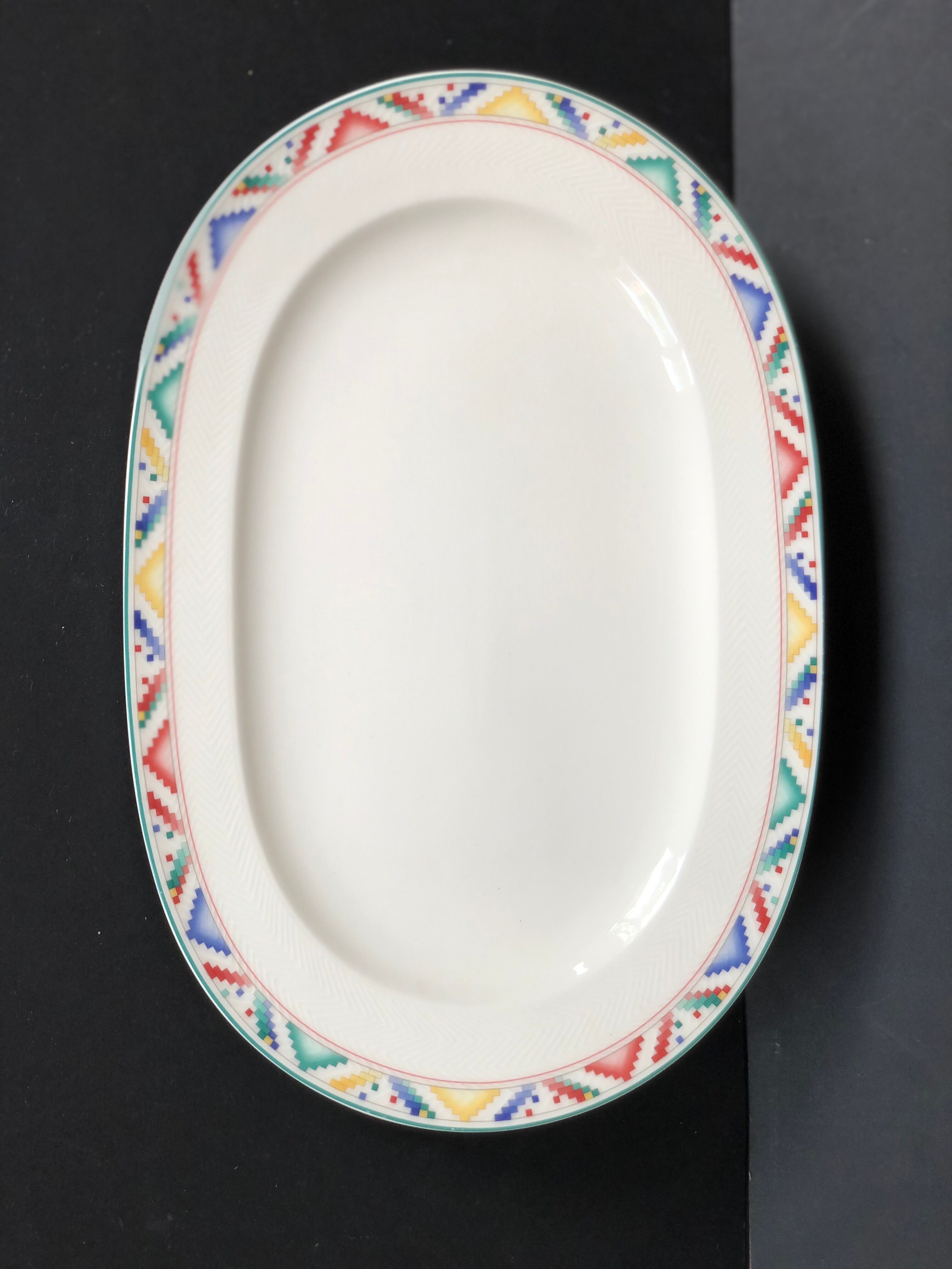 Plat oval Villeroy et Boch service Indian Look