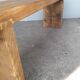 Old bench vintage ep 1960s solid wood