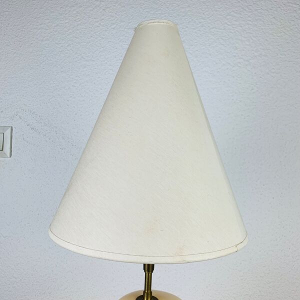 Lampe galets François Chatain beige