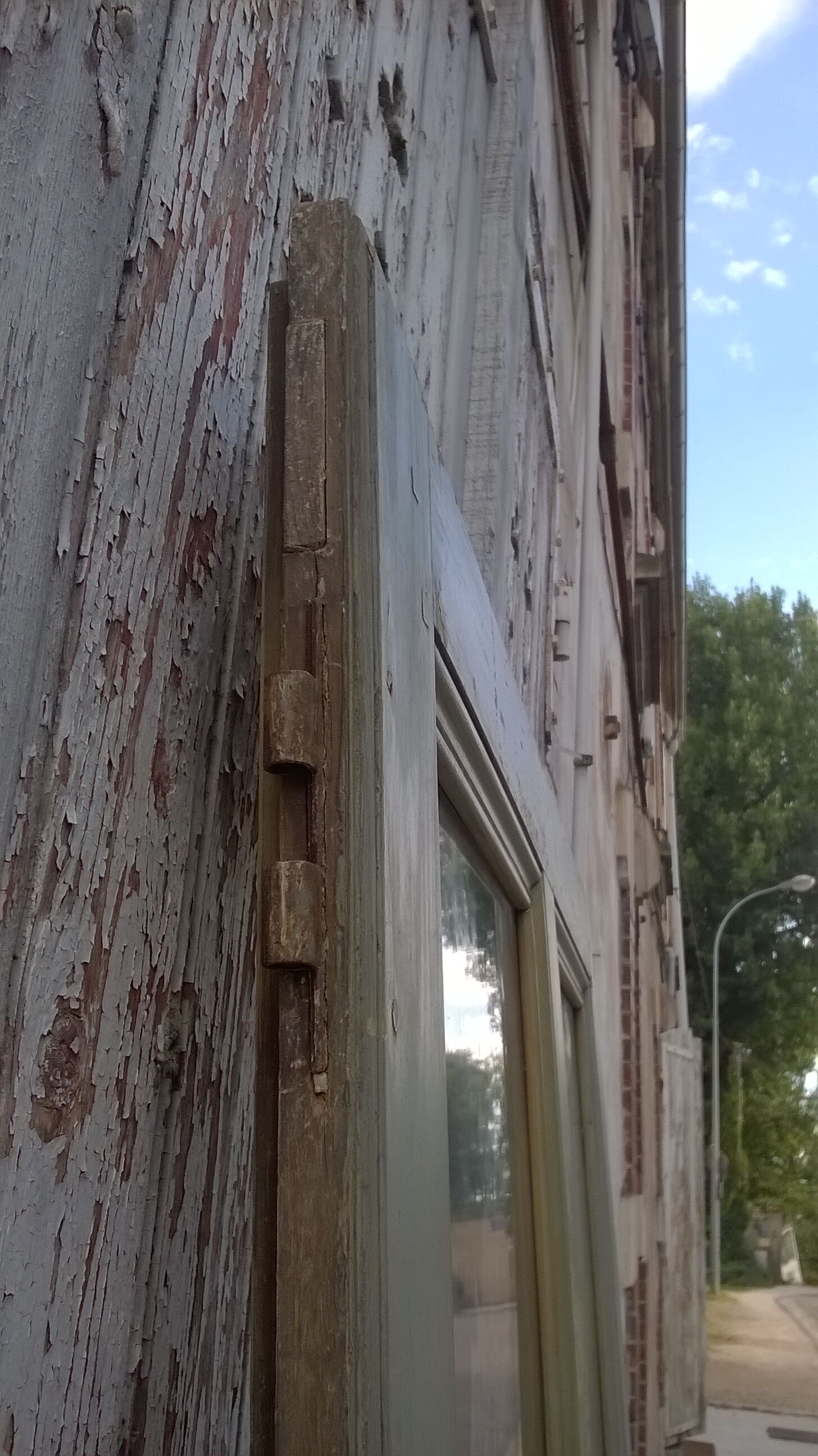 Old glazed interior door