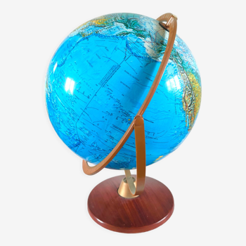 Globe terrestre lumineux design Scan Globe Denmark année 1976