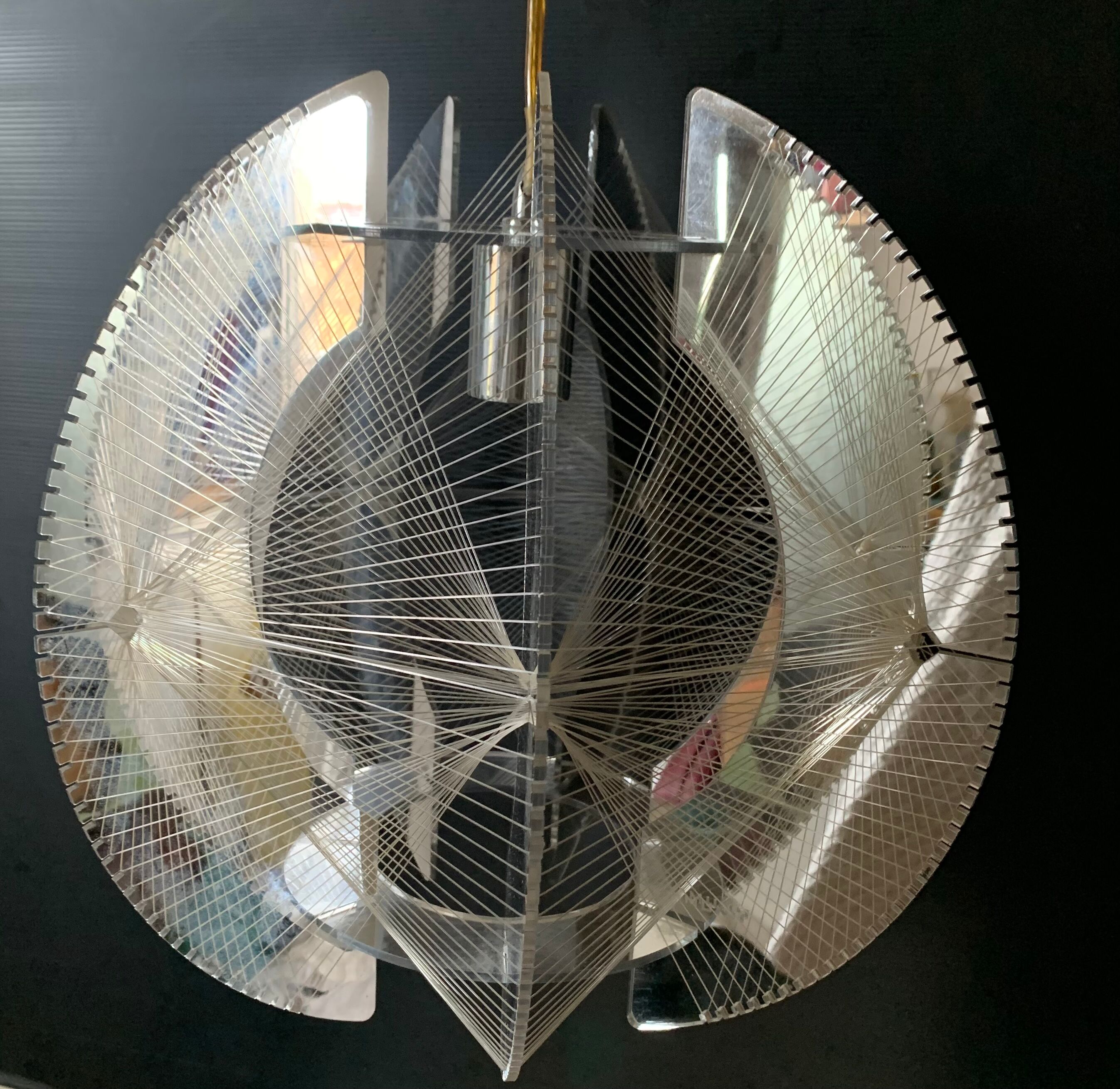 String chandelier Paul Secon