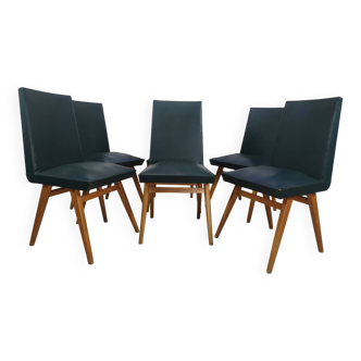 Vintage blue green chairs