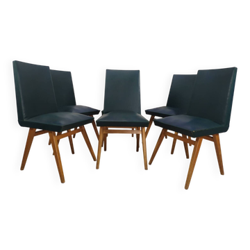 Vintage blue green chairs