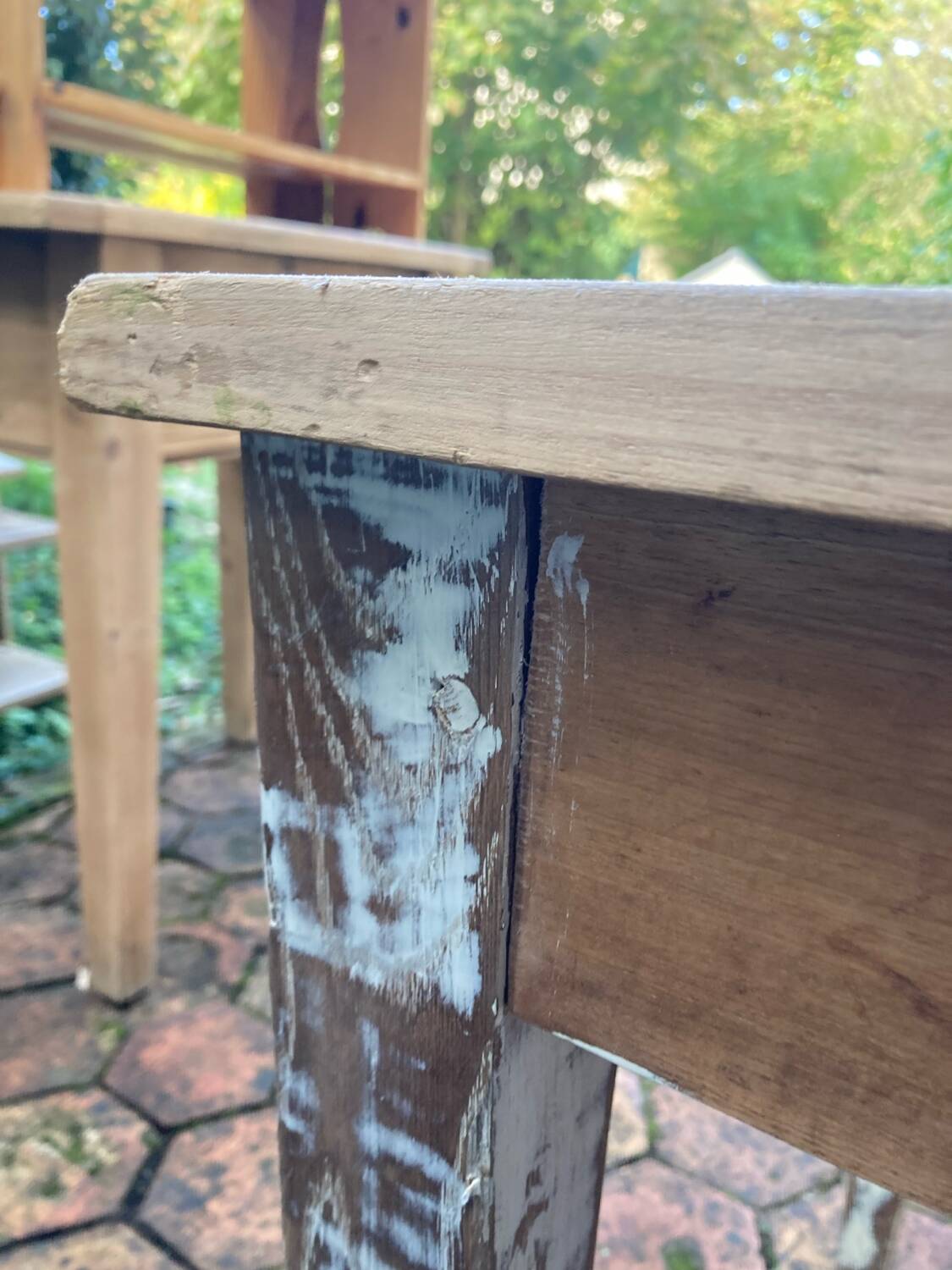 Vintage farmhouse table