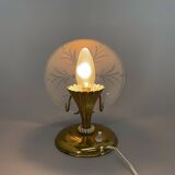 1940s unique small table lamp from italy