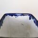 Vintage Blue Ceramic Vase: Hand-Painted Galaxy Glaze, 1970s Home Decor