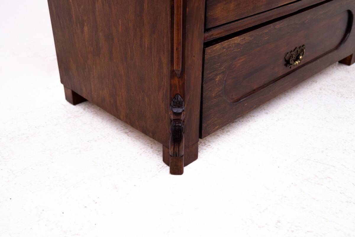 Antique chest of drawers from the turn of the 19th and 20th centuries, Nort