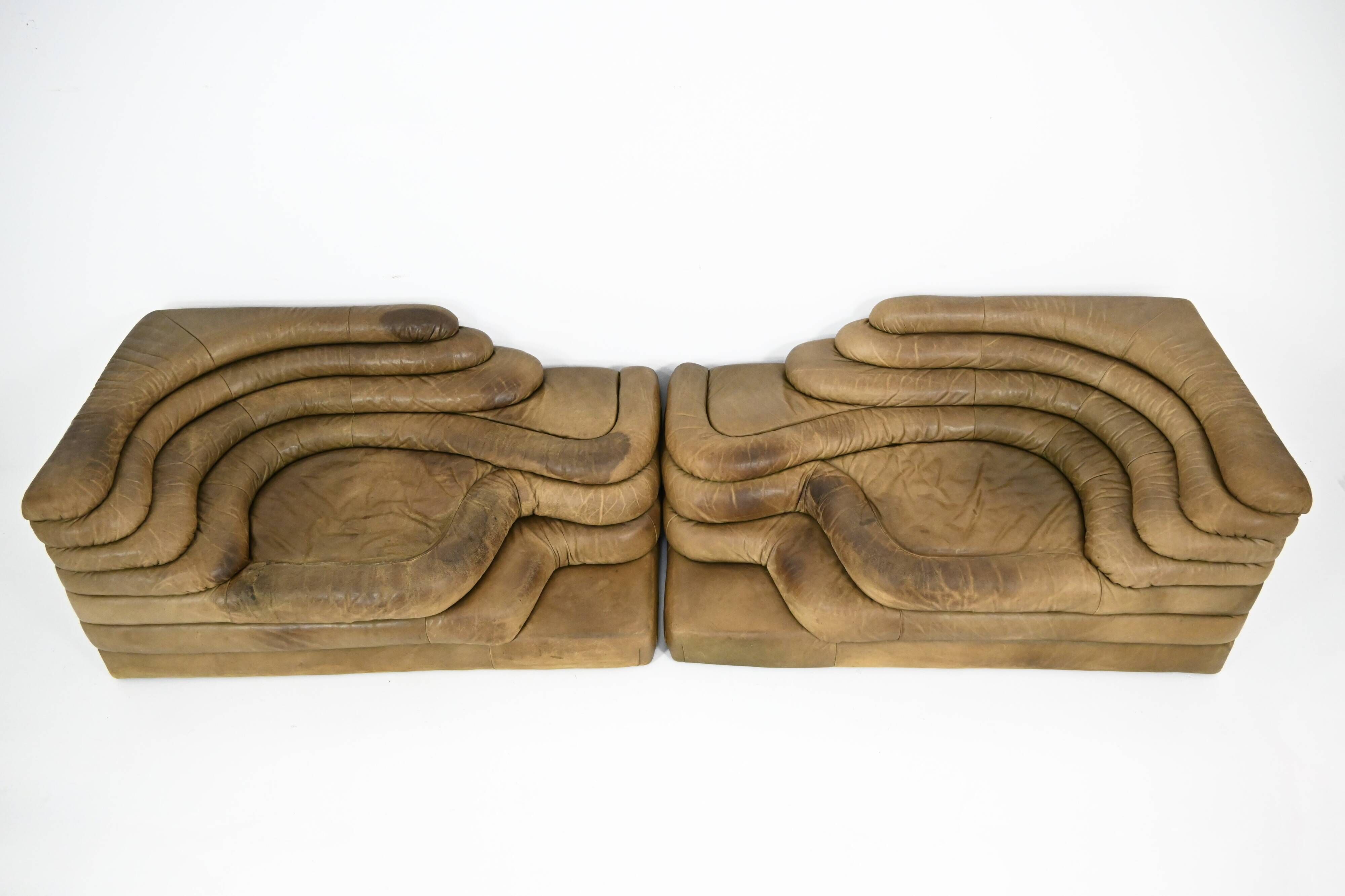 DS-1025 sofa Terrazza by Ubald Klug for De Sede, 1970s