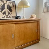 Meuble de métier de chapelière – Enfilade vintage restaurée