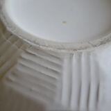 Vase boule à engobe laiteuse