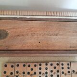 Old wooden domino game